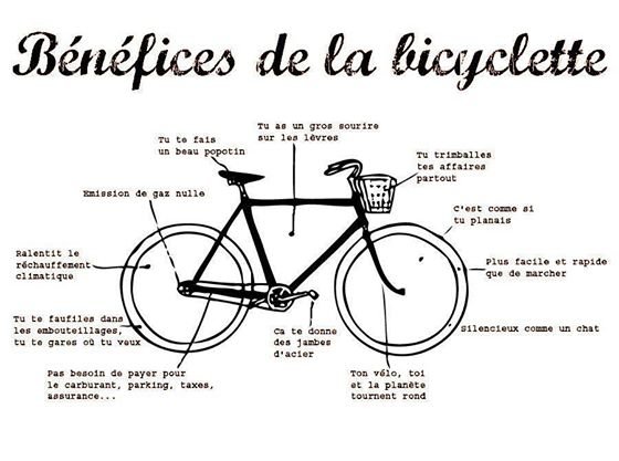 taille d'une bicyclette